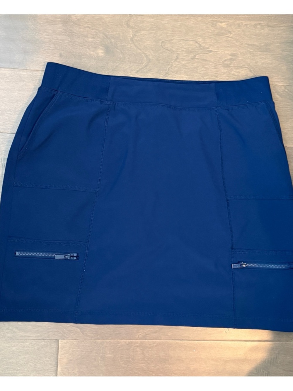 Chico's Zenergy Navy Blue Athletic Activewear Skort Lots of Pockets 12 Chico 2